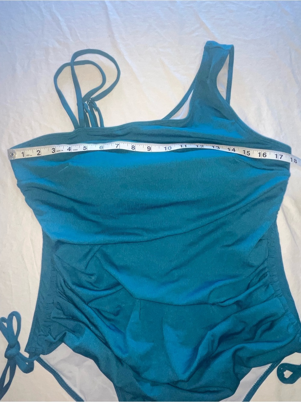 1XL Women’s SHEIN One-Piece Teal Swimsuit New - Picture 5 of 11